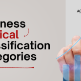 Business Vertical Classification Categories (1) Business Vertical Classification Categories